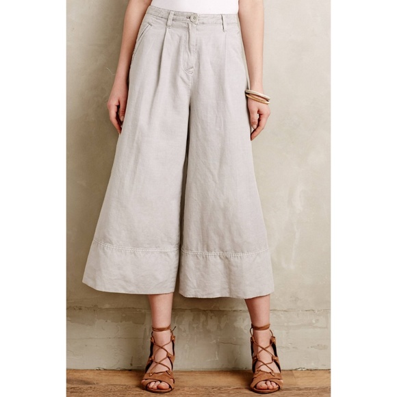 Anthropologie Pants - Cartonnier Anthro wide leg culottes size 4